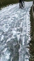 Gianni Moscon ed il suo allenamento sulla neve