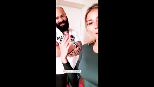 Diletta Leotta ed il suo sexy allenamento post abbuffata