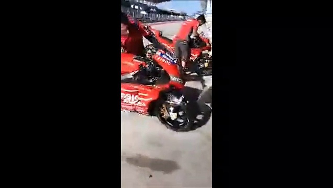 MotoGp - Il rombo della Desmosedici Gp19: Michele Pirro regala un piccolo assaggio in anteprima da Sepang