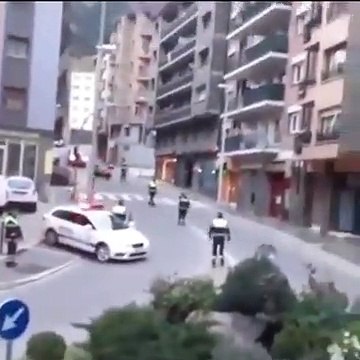 Ad Andorra si sorride in faccia al Coronavirus: vigili dal cuore d'oro, ballano in strada Baby Shark