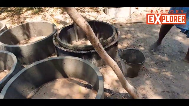 HOW Cement Slabs & Rings are made? Amazing Cement Works Techniques | Factory Explorer