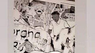 La vignetta del manga giapponese lascia di stucco: sul muro compare la scritta Corona Virus