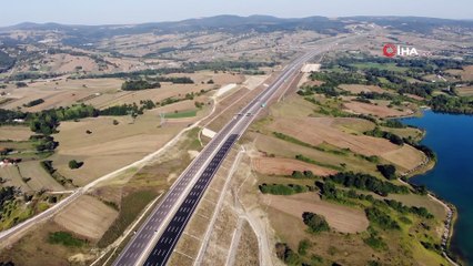 Kuzey Marmara Otoyolu’nun Trafiğe Açılan Kısmını Sürücüler Kullanmaya Başladı