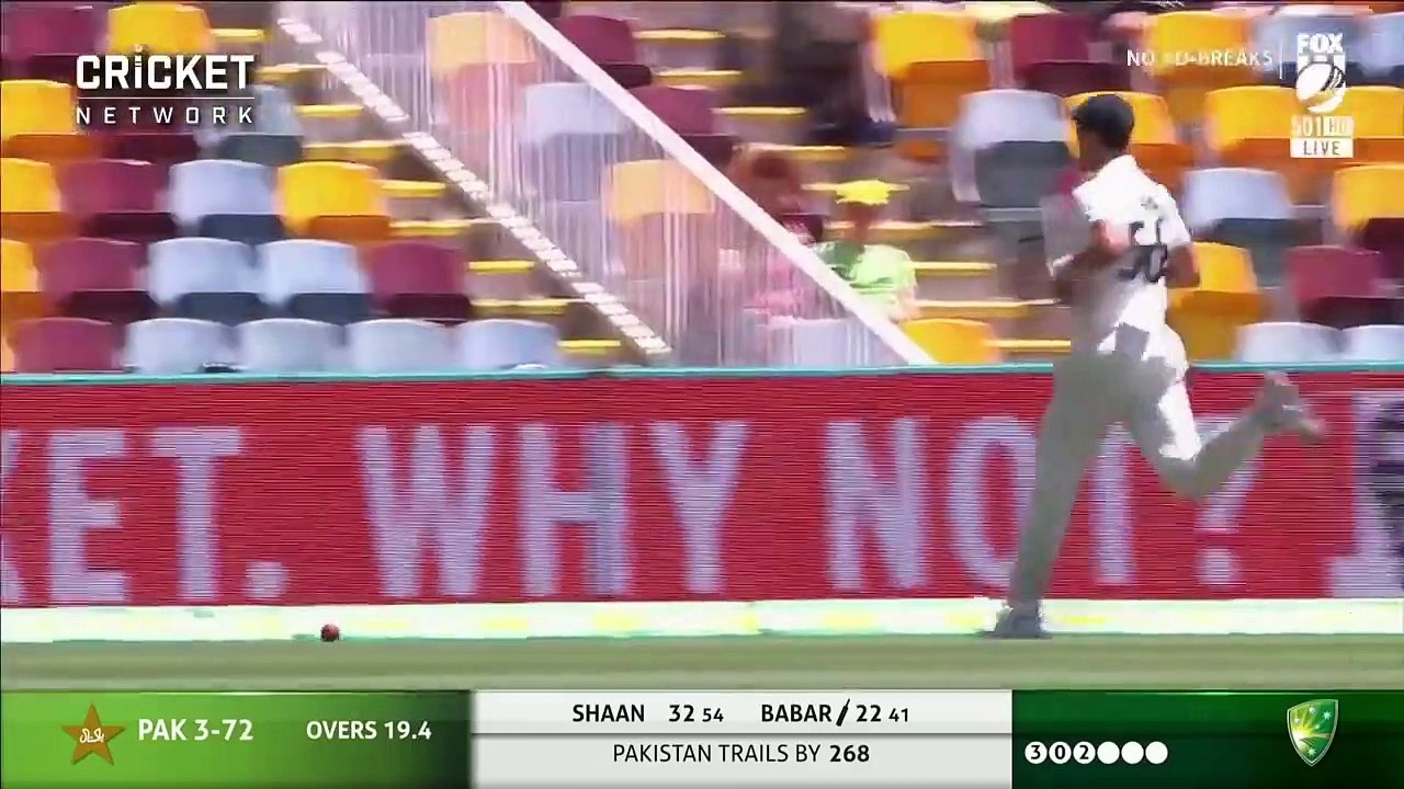 Babar Azam  first Test Century in Gabba Australia_