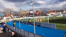 Novara-Palermo, il pubblico impazzisce dopo il gol