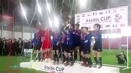 I Pulcini dell'Atalanta protagonisti: si scatenano sul podio