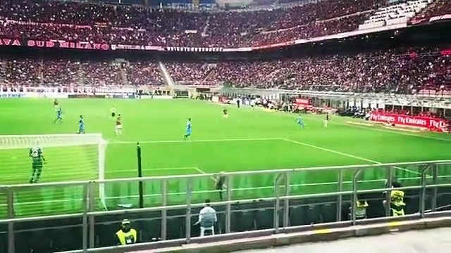 Milan-Napoli, lo spettacolo LIVE
