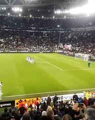 Juventus-Milan, la festa bianconera al termine del match