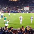 Crotone-Juventus, il riscaldamento dei bianconeri