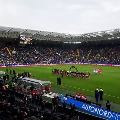 Udinese-Spal, spettacolo bianconeri