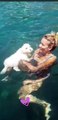 Diletta Leotta scatenata al mare con Brando