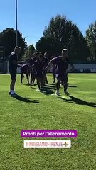 La Fiorentina inizia giÃ  la preparazione per la prossima gara