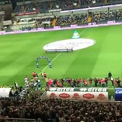Parma-Juve, coreografia mozzafiato
