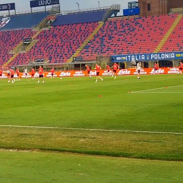 Italia-Polonia, l'allenamento della Nazionale polacca