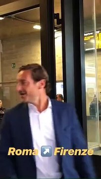 Roma, la squadra di Di Francesco in partenza per Empoli