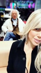 Wanda Nara guarda Lazio-Inter insieme a Mughini