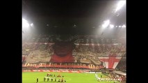 Coreografia Milan-Juventus, spettacolo mozzafiato a San Siro