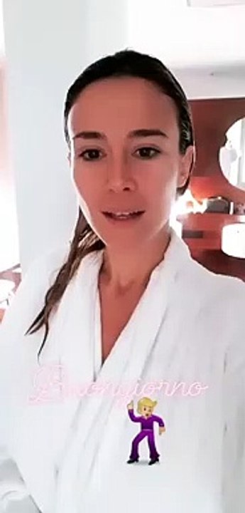 Diletta Leotta 'appena uscita' dalla doccia'