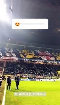 Inter-Udinese, la coreografia di San Siro