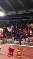 Roma-Entella, lo spettacolo della curva giallorossa