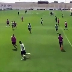Gol Cristiano Ronaldo in allenamento