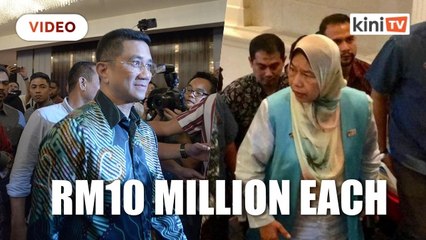 Tải video: PKR demands RM10m each from Azmin, Zuraida, Saifuddin