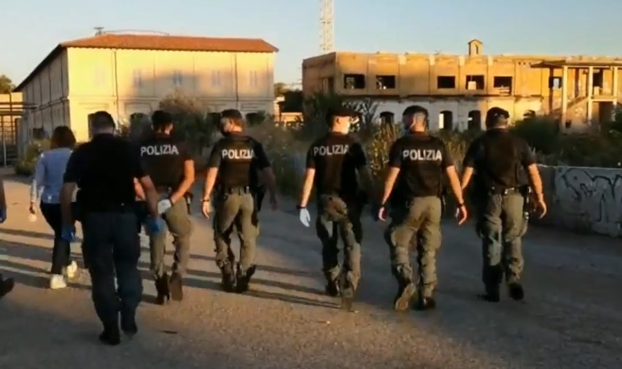 Roma - Sgomberata area Ex Mercati Generali, denunciati occupanti (29.07.20)