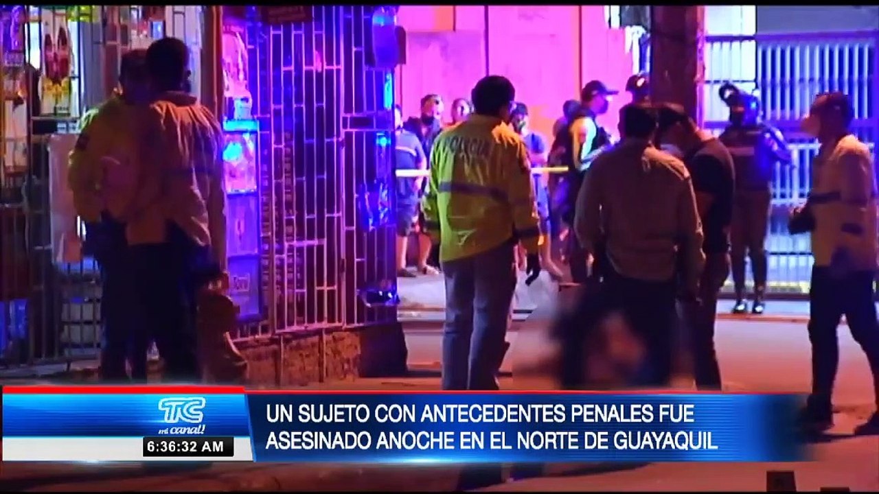 Un hombre fue asesinado anoche en el norte de Guayaquil