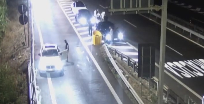 Corsa clandestina sull'autostrada A19 Catania-Palermo (29.07.20)