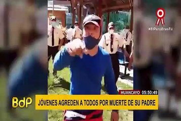 Huancayo: sujetos agreden a personal de Essalud por muerte de su padre