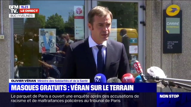 Olivier Véran: 8 millions de Français recevront dans les 10-15 jours des masques gratuits