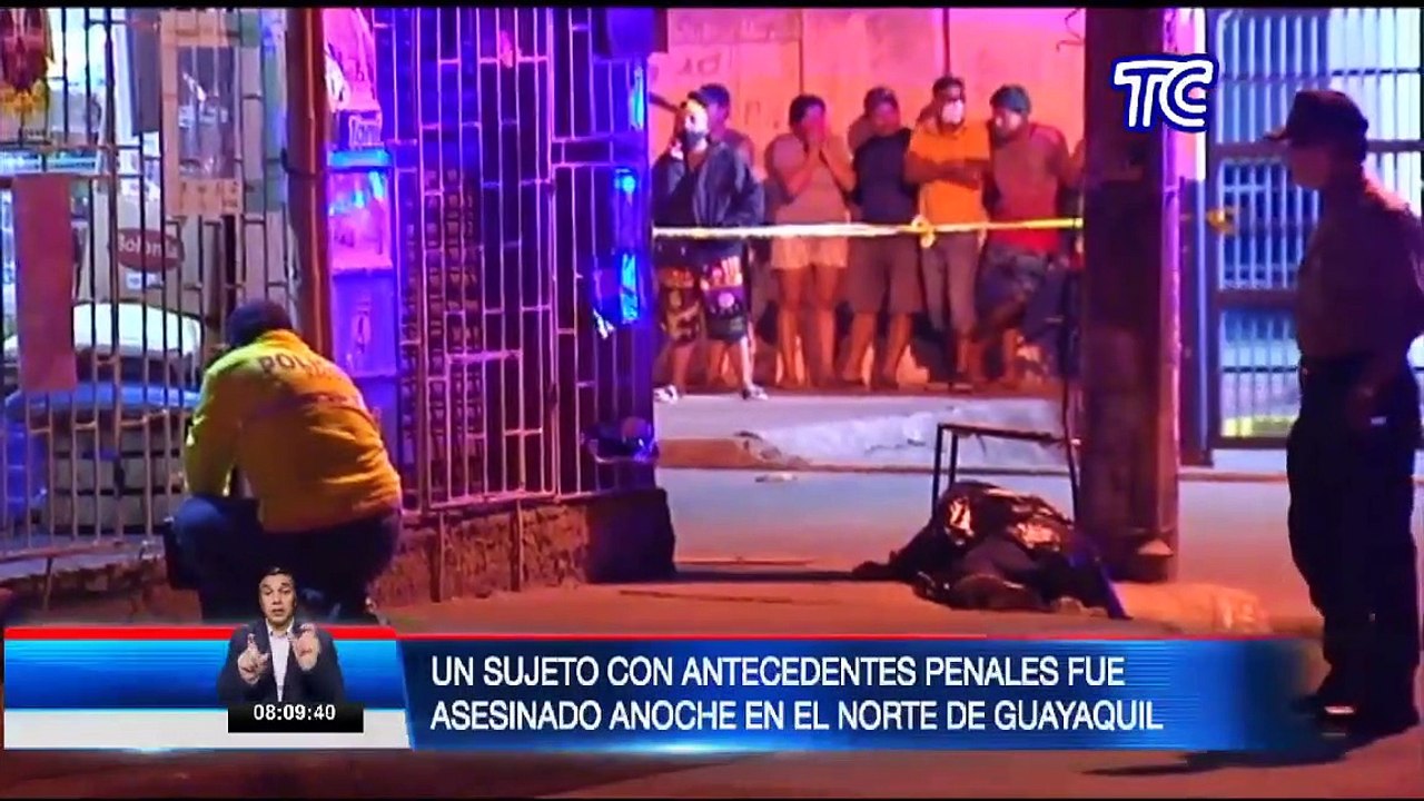 Un hombre fue asesinado anoche en el norte de Guayaquil