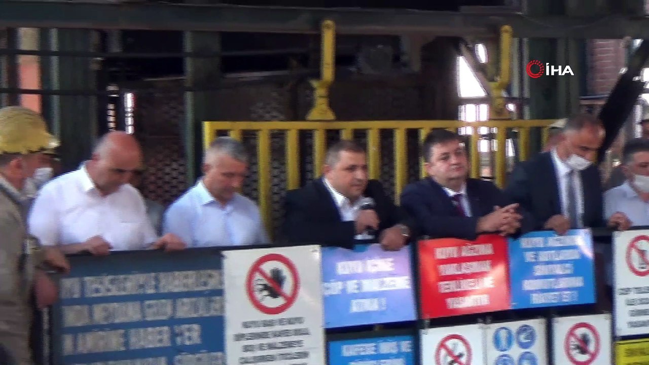 GMİS yönetimi, Karadon Kilimli İşletmesi’nde madencileri ziyaret etti