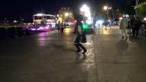 Azerbaycan’dan gelen genç yöresel halk danslarıyla şov yaptı