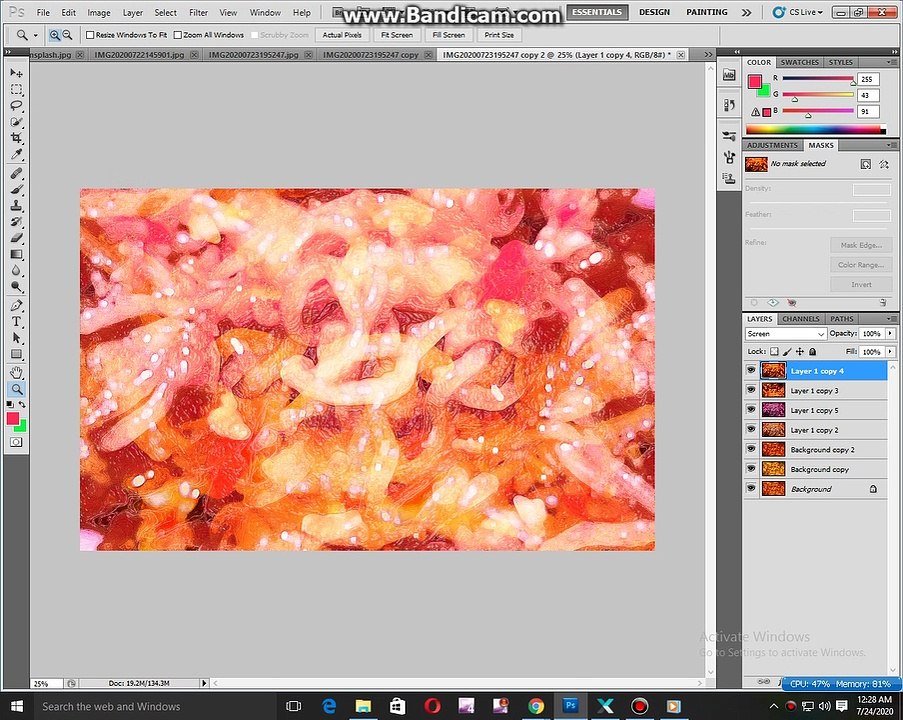 Photo shop tutorial How to make background on Photoshop for Beginner