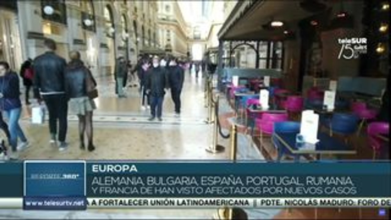 Alerta en Europa por aumento de rebrotes de COVID-19