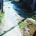 La condotta idrica a Sambatello ridotta a colabrodo: enormi perdite di acqua in strada
