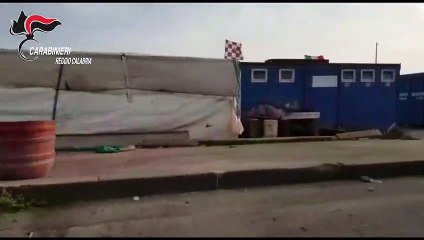 Le immagini dell'arresto per il rogo alla tendopoli di San Ferdinando