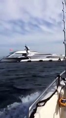 Reggio Calabria, le immagini del bellissimo yacht ormeggiato stamattina a Pentimele