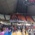 I tifosi della Viola ringraziano i giocatori a Reggio Calabria