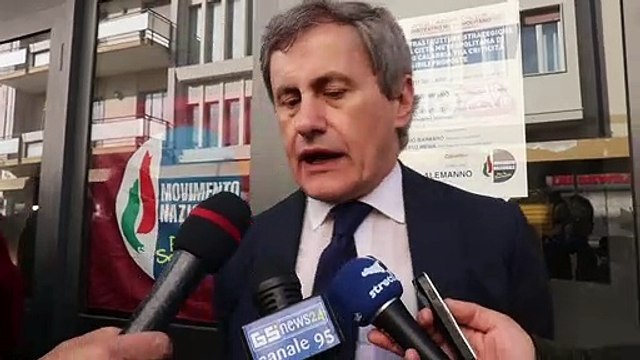 Le infrastrutture strategiche della CittÃ Metropolitana di Reggio Calabria, intervista al Segretario MNS Gianni Alemanno