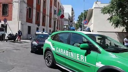 Download Video: Reggio Calabria: le immagini degli 8 bracconieri arrestati che lasciano la caserma dei Carabinieri