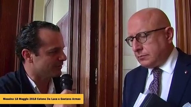 Finanziaria Sicilia, Cateno De Luca intervista l'assessore Armao: I fondi per Messina sono veri