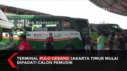 Begini Suasana Mudik di Terminal Pulogebang Pada Hari Rabu 29 Juli 2020.