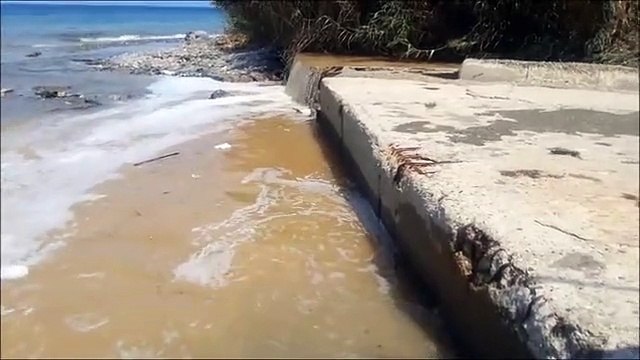 Reggio Calabria: le immagini degli scarichi fognari al Lido Comunale