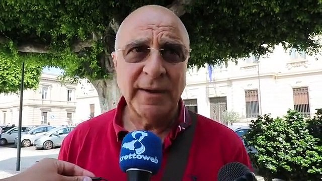 Sit-in di protesta contro il blocco dei porti italiani, intervista a Carmelo GullÃ¬ Segretario CGIL Reggio Calabria-Locri