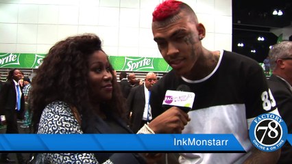 Rapper InkMonstarr Interview at BET AWARDS 2014