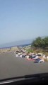 Reggio Calabria: emergenza rifiuti nella strada che porta ai nuovi mercati ortofrutticoli a San Gregorio