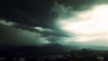 Maltempo in Calabria, il forte temporale pomeridiano di Sabato a Cosenza