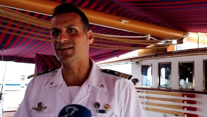 Video herunterladen: Alla scoperta della Palinuro, la nave scuola della Marina Militare: intervista al Tenente di Vascello Umberto Montoneri